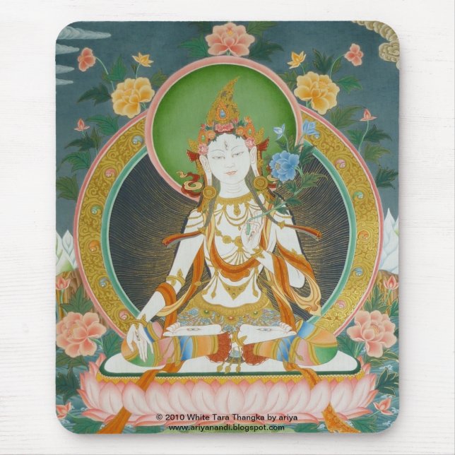 White Tara Mousepad (Frente)