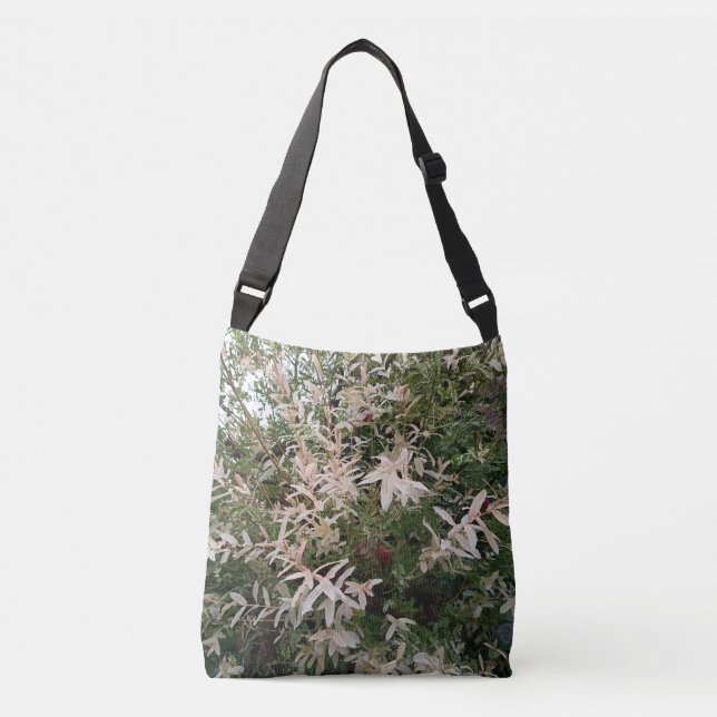 White Wildflower Botanical Tote Bag (Frente)