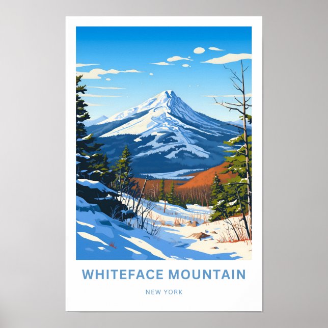 Whiteface Mounties New York Viagem Impressão (Frente)
