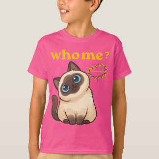 Who, Me? I Was Hungry – Funny Cute Cat T-Shirt