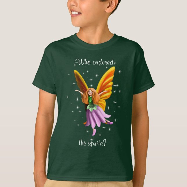 Who ordered the sprite? Fairy T-Shirt (Frente)