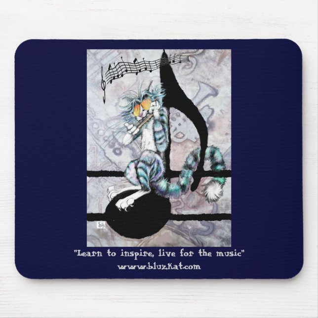 "Whompin" BluzKat Mousepad (Frente)