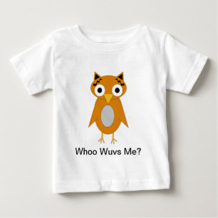 Whoo Wuvs mim? T-shirt infantil