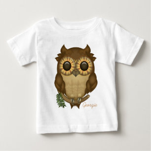 Whoolio coruja bonito as camisetas personalizadas