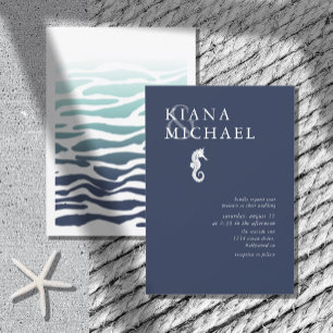 Wht/Marinho Wave Seacavalo Azul, ID836