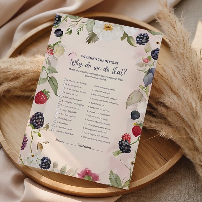Why Do We Do That Wedding Traditions Game (Criador carregado)