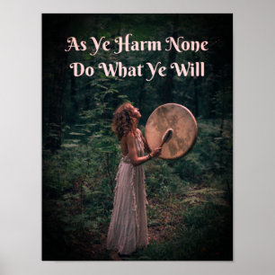 Wicca Rede Cote Impressão