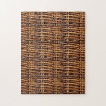 Wicker Basket Pattern Jigsern Quebra-cabeça