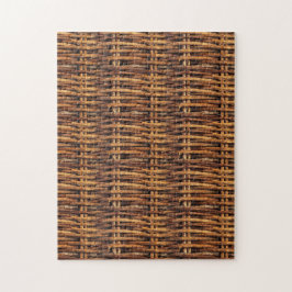 Wicker Basket Pattern Jigsern Quebra-cabeça