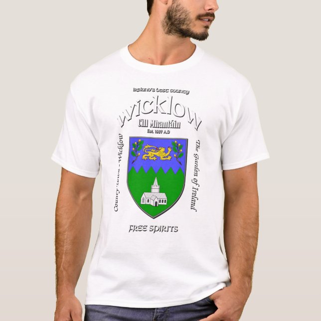 Wicklow Ireland Crest T-Shirt (Frente)