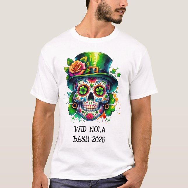 Wid Nola Bash T-Shirt - Branco (Frente)