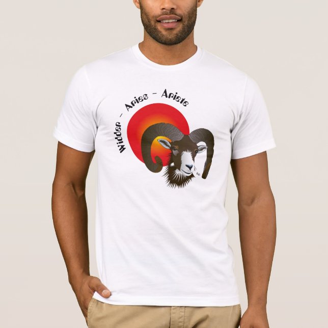 Widder - Tierkreiszeichen T-Shirt (Frente)