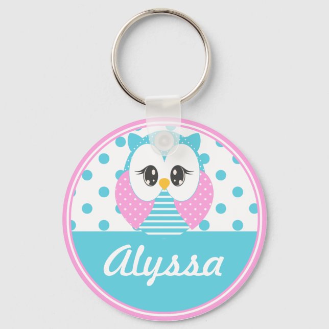 Widdle Owl Personalizado Chaveiro 2 (Frente)