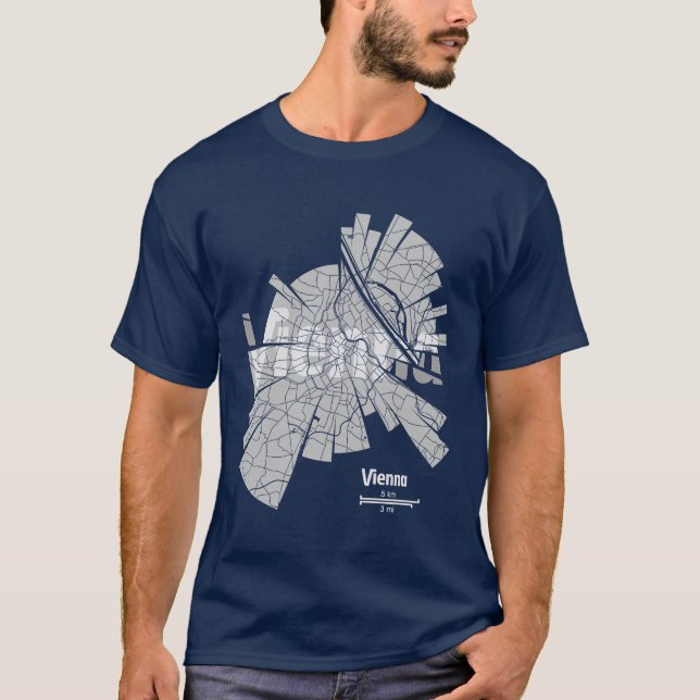 Wien Map T-Shirt (Frente)