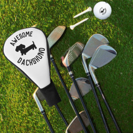 Wiener Dog Golfer Doxie Pai ou Dachshund Mãe