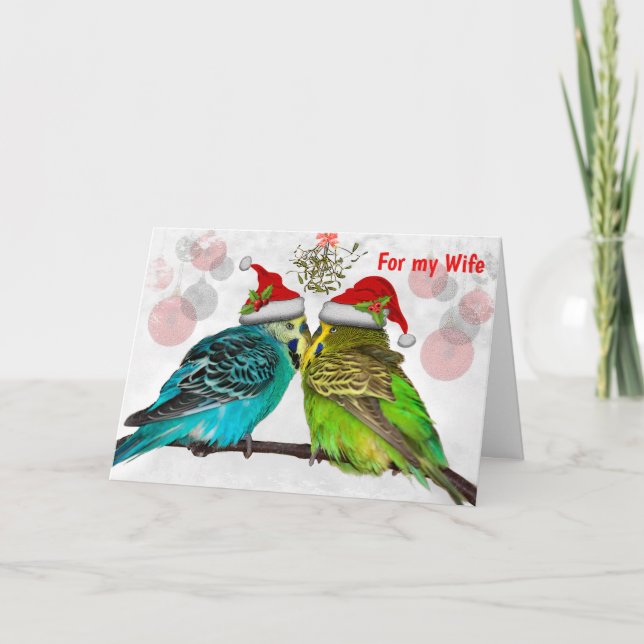 WIFE de Cartão de Cudles de Natal (Frente)