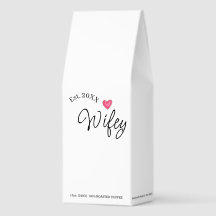 Wifey red heart est. Year future wife valentine's 