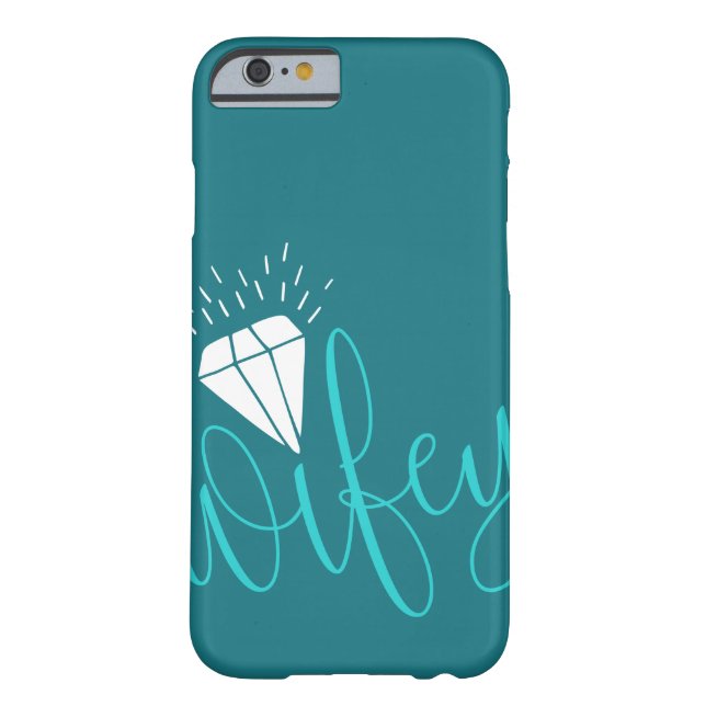 Wifey Turquoise Script & Diamond (Verso)