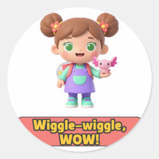 Wiggle Wow Adesivo Divertido para Crianças