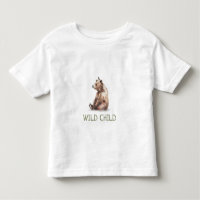 WiILD JILD Woodland Bear | Baby Toddler T-Shirt
