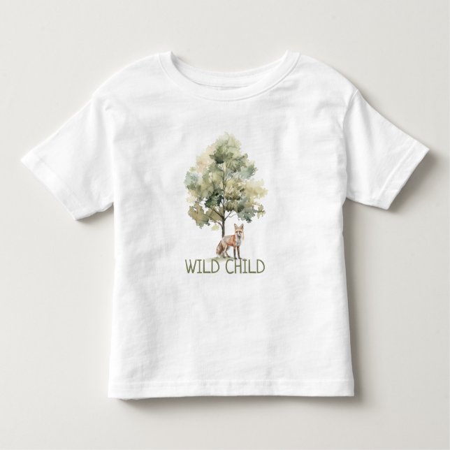 WiILD Woodland Fox Baby T-Shirt (Frente)