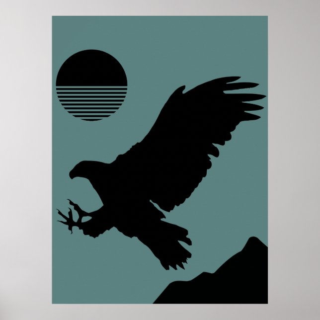 Wild design Eagle Poster (Frente)