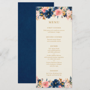 Wild Elegance   Marinho Blush & Dourado Floral Men
