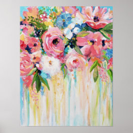 Wild Flowers Print, Fine Art Poster Paper (Matte)