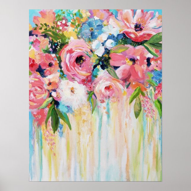 Wild Flowers Print, Fine Art Poster Paper (Matte) (Frente)