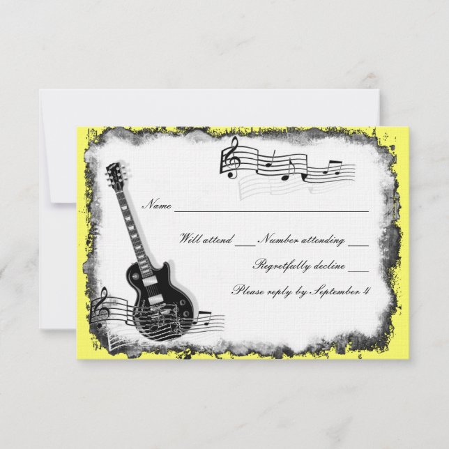 Wild Guitar Yellow Music RSVP (Frente)