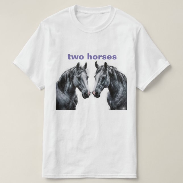 Wild Horse T-Shirt – Perfect for Horse Lovers (Frente do Design)