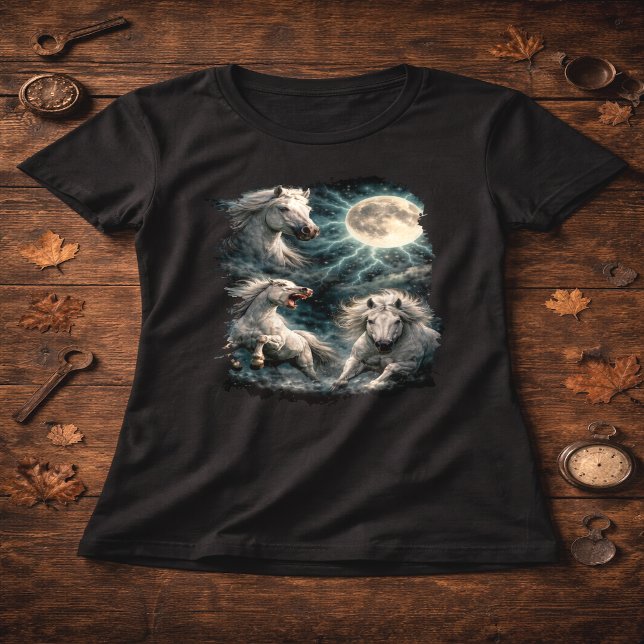 Wild Horses Moon T-Shirt (Criador carregado)