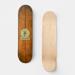 Wild Life! Buck Head Skateboard com Textura de Mad
