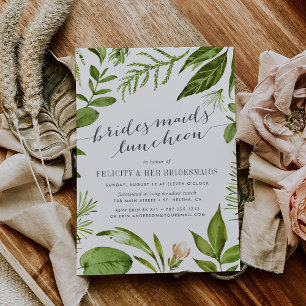 Wild Meadow Bridesmaids Luncheon Convite
