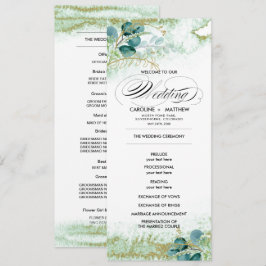 Wild Meadow | Cartão do Programa de Casamento Botâ