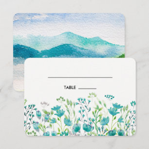 Wild Meadow   Cartões de Mesa para montanhas Prim