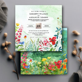 Wild Meadow | Convites para Casamento de Florestas