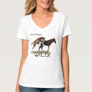 Wild Mustang Foals T-shirt