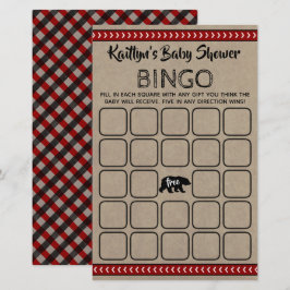 Wild One Boys Chá de fraldas Bingo