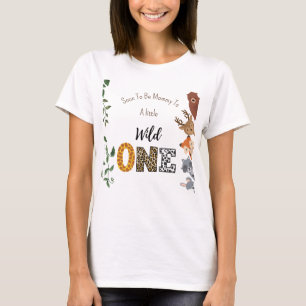 Wild One chá de fraldas, futura T-Shirt