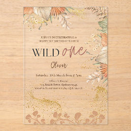 Wild One retro boho Theme Primeiro Aniversário