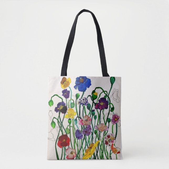 Wild Poppie Tote Bag (Frente)