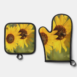 Wild Sunflowers and Bees Farmhouse Style