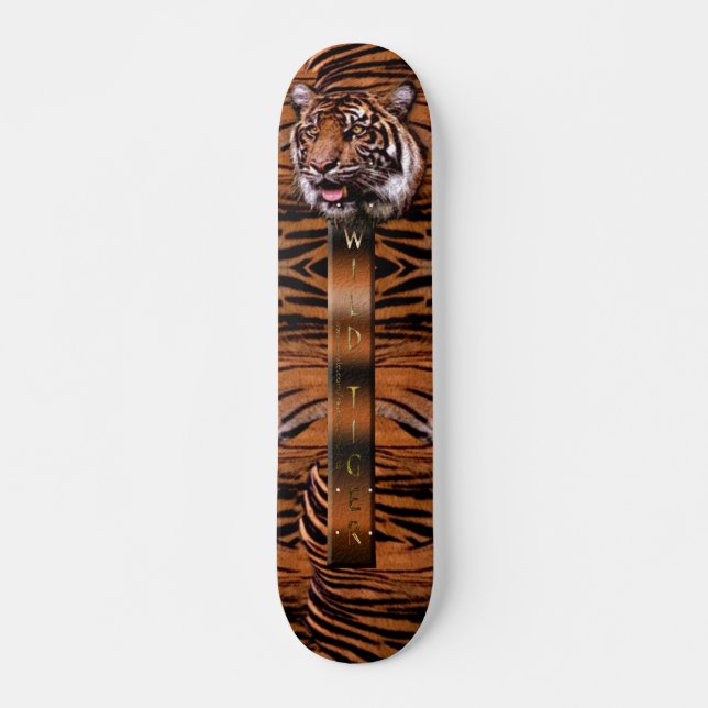 WILD TIGER! Skate (Frente)