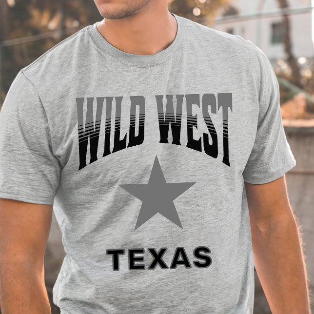 Wild West Cowboy Texas T-Shirt (Criador carregado)