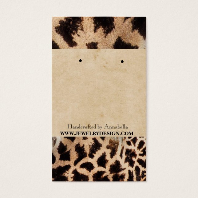 Wilderness African Style Earring Holder Jewelry (Frente)