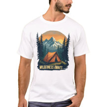 Wilderness Aguarda Camisa T | Abrace a aventura