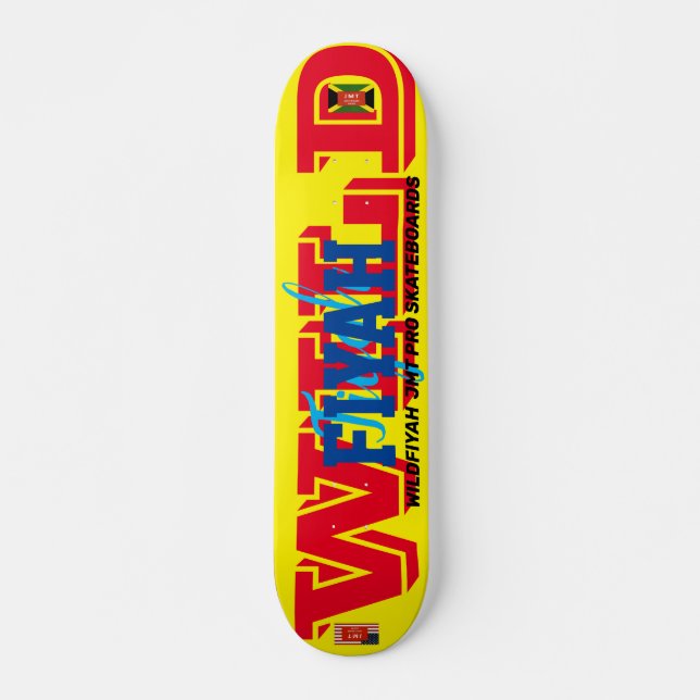 WILDFIYAH JMT 7, 3/4", skateboard Deck (Frente)
