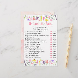 Wildflower Disse Que Disse Jogo De Brida