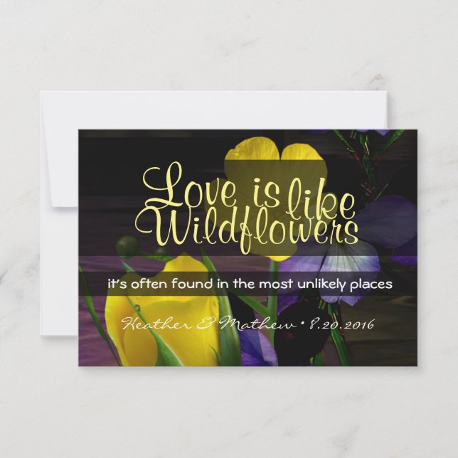 Wildflower RSVP (Frente)